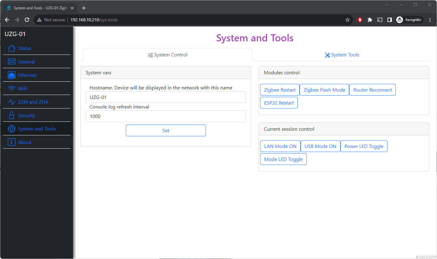 System & Tools